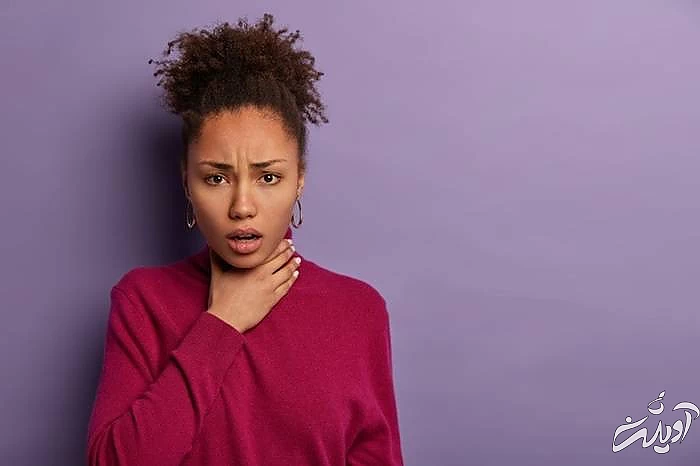 تحریک گلو از عوارض آب یخ تحریک گلو